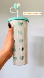 |CHÍNH HÃNG| LY STARBUCKS COLD CUP TIFFANY PLAYFUL HEART 22OZ