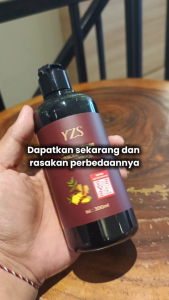 BPOM Yzs Polygonum Multiflorum Essence 300ml - Shampoo Herbal Uban Hilang Rambut Hitam Alami Kembali
