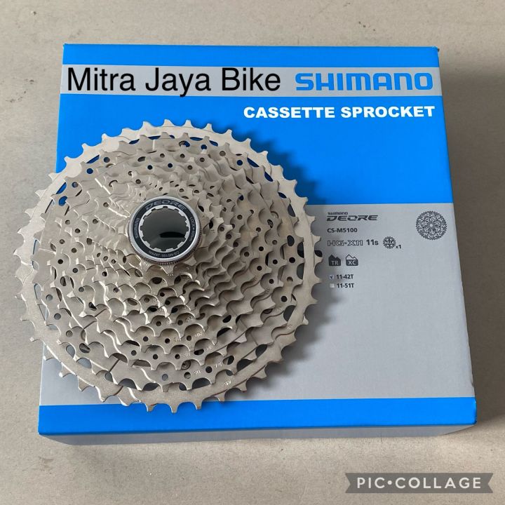 Sprocket Cassette Shimano Deore M5100 11 Speed 11-42T Japan - Main Image