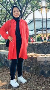 Kemeja Jumbo Nyaman & Atasan Crinkle Lengan Panjang