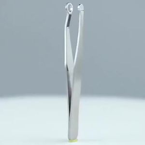 Universal Nose Hair Trimming Tweezers Stainless Steel Eyebrow Nose Hair Cut Manicure Facial Trimming Makeup Scissors Trimmer