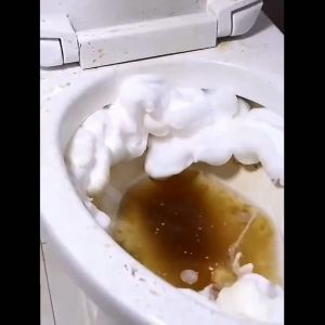 Clean stubborn stains Duerdrao toilet bowl cleaner toilet bowl stain remover koogis toilet cleaner bathroom cleaner 马桶泡泡清洁剂500ml