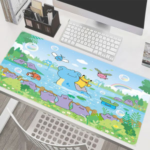 Bandai | Mouse Pad Pokemon Pikachu Anime XXL Gaming Accessories Mousepad Gamer PC Completo Computer Keyboard Desk Mat Varmilo Table Pad