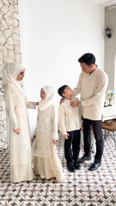 HAYNA Serasa Koko Kids Family Set LONG SLEEVE (All Colors) - Baju Koko Anak Couple Keluarga Sarimbit Kemeja Baju Muslim