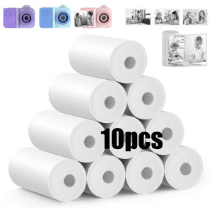 10Rolls 57x25MM Thermal Paper White Children Camera Instant Print Kids Camera Printing Paper Replacement Accessories Parts