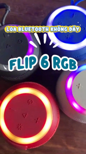 Loa Bluetooth Flip6 RGB – Thiết Kế Trẻ Trung Nghe Nhạc Mọi Lúc Mọi Nơi Bảo Hành Lỗi 1 Đổi 1