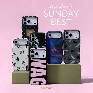 Potdemiel | SWAG Text For 2 in 1 Flower Case For iPhone 17 16 15 14 13 Pro Max Luxury Phone Cover CaseChic