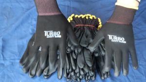 1 lusin (12 pasang/24 pcs) sarung tangan turbo telapak karet gres dewasa