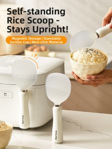 youqin | Non-Stick Plastic Rice Spoon for Rice Cooker Free-Standing