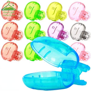 Toothbrush Head Protector Cover Portable Hiking Camping Toothbrush Head Storage Clip Dust-proof Bathroom Travel Outdoor Organizer Tool