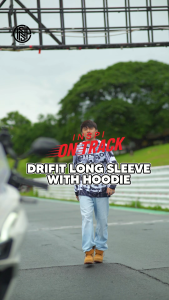 INSPI On Track MotoDrifit Longsleeves with Hood for Men and Woman Motorcycle Jersey Collection Quick-Dry Lightweight Shirts