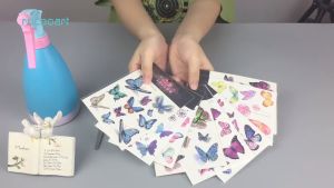 Bestella💗COD Patch Tato Kupu-kupu 3d Tahan Air Baru / Tulang Selangka Pergelangan Tangan Kecil Yang Lucu Grosir