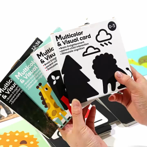 Visual Stimulation Cards High Contrast Flash Card Infant Gift Black and White Flashcards For Children Color Cognition Toy Primer for Kids