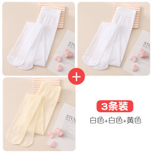 Girl Stockings Summer Thin Baby White Dance Tights Summer Ultra-Thin Mosquito-Proof Bottoming Pantyhose Kids
