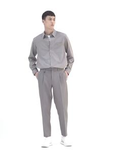 Premium Trouser Pants for Men Premium Fabric Sophiscated Stitches Double Lock Zip Fly Straight Cut Ankle Length