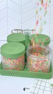 CJP Kiara - Toples Rahma Toples Lebaran minimalis plastik Set Nampan Free Gift Box