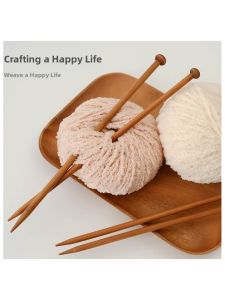 Besee | Carbonized Bamboo Straight Knitting Needles