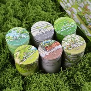 Mr.paper | Mr.Paper 6 Cuộn Greenery Series PET Washi Tape Màu Nước Phong Cảnh Diorama Masking Tape Cho Tạp Chí Scrapbooking DIY