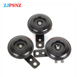 Horn 6V 12V 24V 36V 48V 60V 72V Scooter e-Bike Motorcycle Electric Horn Kit Waterproof Round Super Loud Horn Speaker 105db 110db