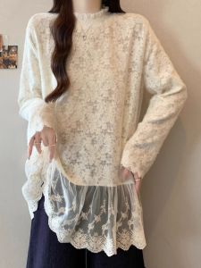 AIYITI | Lace Hollow-out Plus-size Blouse