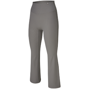 Yoga Trousers Rib Flare Pants Women Fitness Slim