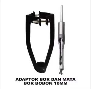 Adaptor Bor Bobok kayu Dan mata bor 10mm ORIGINAL
