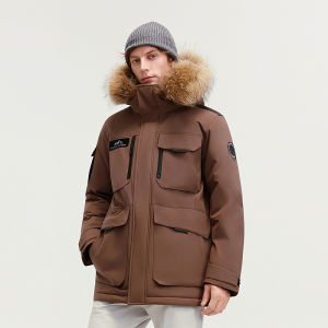 BOSIDENG | Thermal Winter Outdoors Down Jacket Fur Collar