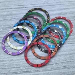 38mm Incline Aluminium Bezel Insert Fits SKX007 SKX009 SRPD GMT SUB Watch Case NH35 NH36 Movement Men Watch Ring Refit Parts