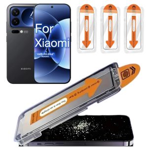 Bộ 3 Miếng Dán Bảo Vệ Màn Hình Kính Cường Lực Cho Xiaomi 17 Pro Max 15 14 13 12t 10 9 9t 10t 11i Pro Lite CC9 - Dễ Dàng Lắp Đặt Tính Năng Chống Bụi Tự Động