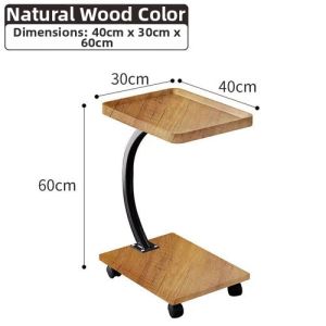 Portable Mini Coffee Table Wheels