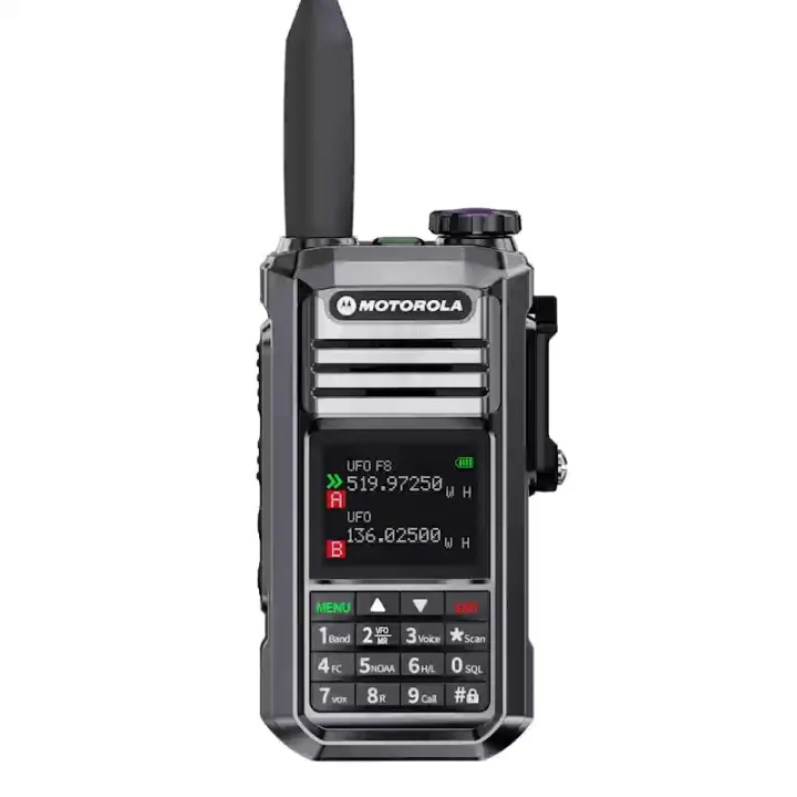 Motorola walkie talkie 20KM long range GT-13 two way radio 15W High-power 199 Channels 7800mAh Battery capacity IP67 Waterproof Dustproof Suitable for