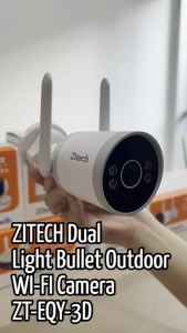ZITECH WI-FI Camera ZT-EQY-3D 2K | Kamera CCTV WiFi 3MP Dual Light Bullet Outdoor