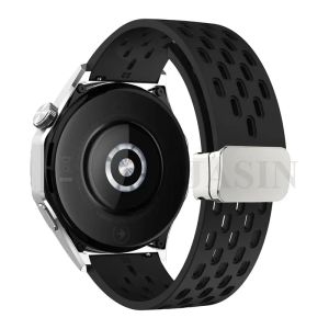 20 22mm Magnetic Silicone Band For Amazfit Active Max Breathable Strap For Amazfit Helio/GTR GTS 4 3 2 2e/POP Pro/Stratos 3/Pace
