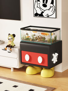 MR ART | Aquarium Stand Bookshelf Side Table Bedside Cabinet