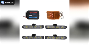 Police LED Light Strobe Red Blue Emergency Remote Wireless Control Flasher WarningFlashing Lamp Car Emergency Strobe Light