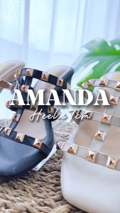 PATRIS Amanda Sandal Wanita Heels / Hak 7 Cm