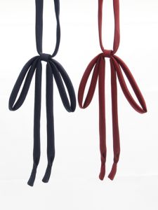 Womens School Uniform Style Necktie Knot-Free Student Dark Blue Red Black Korean Version Group Purchase Accessories