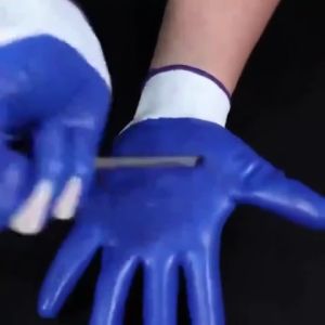 COD Nitrile Cotton Rubber Glove Anti Slip Oil Resistant Industry Working Latex Coated Sarung Tangan Getah Sun Pet Outlet