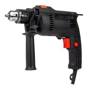 JLD Mesin Bor Listrik 13 mm Impact drill 580W serba guna komplit 220V besi beton tembok kayu /Bor beton bor BISA bolak balik 8013
