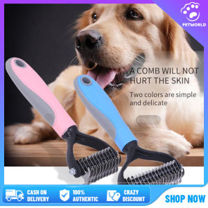 【In Stock】Pet Hair Remover Roller Reusable Dog Cat Fur Cleaning Removing Brush for Furniture Carpets Clothing Self-Cleaning Lint Pet Comb with Updated Comfortable Handle 2-Way Hair Remove Roller Pet Accessories