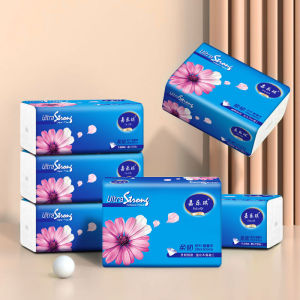 กระดาษทิชชู่ กระดาษเช็ดหน้า กระดาษเช็ดอเนกประสงค์ เหนียว นุ่ม ไม่เป็นขุย แผ่นใหญ่ อย่างดี ขนาดพกพาสะดวกสบาย