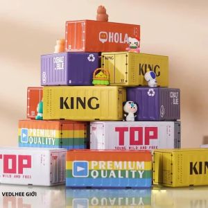 Retro Phong Cách Công Nghiệp Sắt Hộp Bảo Quản Kim Loại Thu Nhỏ Hộp Đựng Mô Hình Trang Trí Màn Hình Bộ Phong Cách Cổ Điển Đồ Lặt Vặt Người Tổ Chức