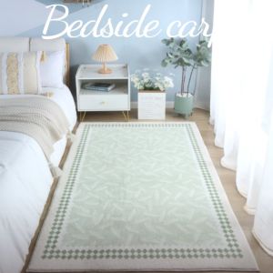 Thickened Long Rectangle Velvet Carpet for Master Bedroom Window Seat Coffee Table Living Room Floor Mat Tianjin China Home Decor Rug