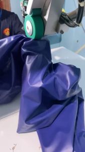 Celana Jas Hujan Bahan PVC Cream Sudah Full Sealing Press Anti Sobek Anti Rembes Tebal dan Elastis by XAV