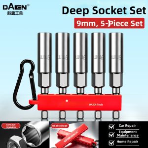 DAIENGONGJU | Extended Deep Socket Bit Set for Power Drill and Impact Driver