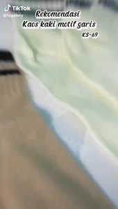 FYKS69 Kaos Kaki Pria Wanita Semata Kaki Motif Garis Kaos Kaki Ankle