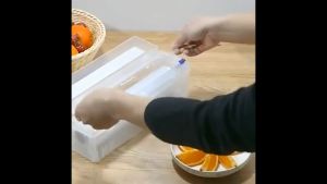 Food Wrapping Plastic Food Wrap Cutter Box Food Wrapping Film with Cutter Cling Wrap Pembalut Plastik Makanan No Cling Film