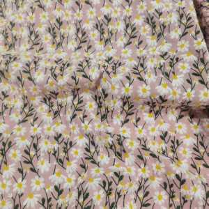Fresh Floral Embroidered Handmade Fashion Home Dress Fabric