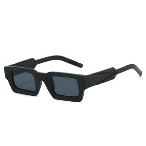 JN IMPRESSION Mùa hè xuyên biên giới Kính râm vuông mới Retro vuông tráng phản chiếu phong cách thể thao Kính mát thời trang