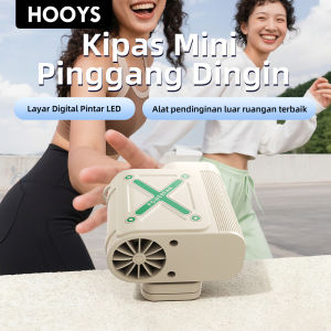 HOOYS | Quạt Treo Eo Có Thể Sạc Lại Quạt Để Bàn Di Động Quạt Cổ Có Tuổi Thọ Pin Dài Cho Các Công Trường Quạt Làm Mát Ngoài Trời